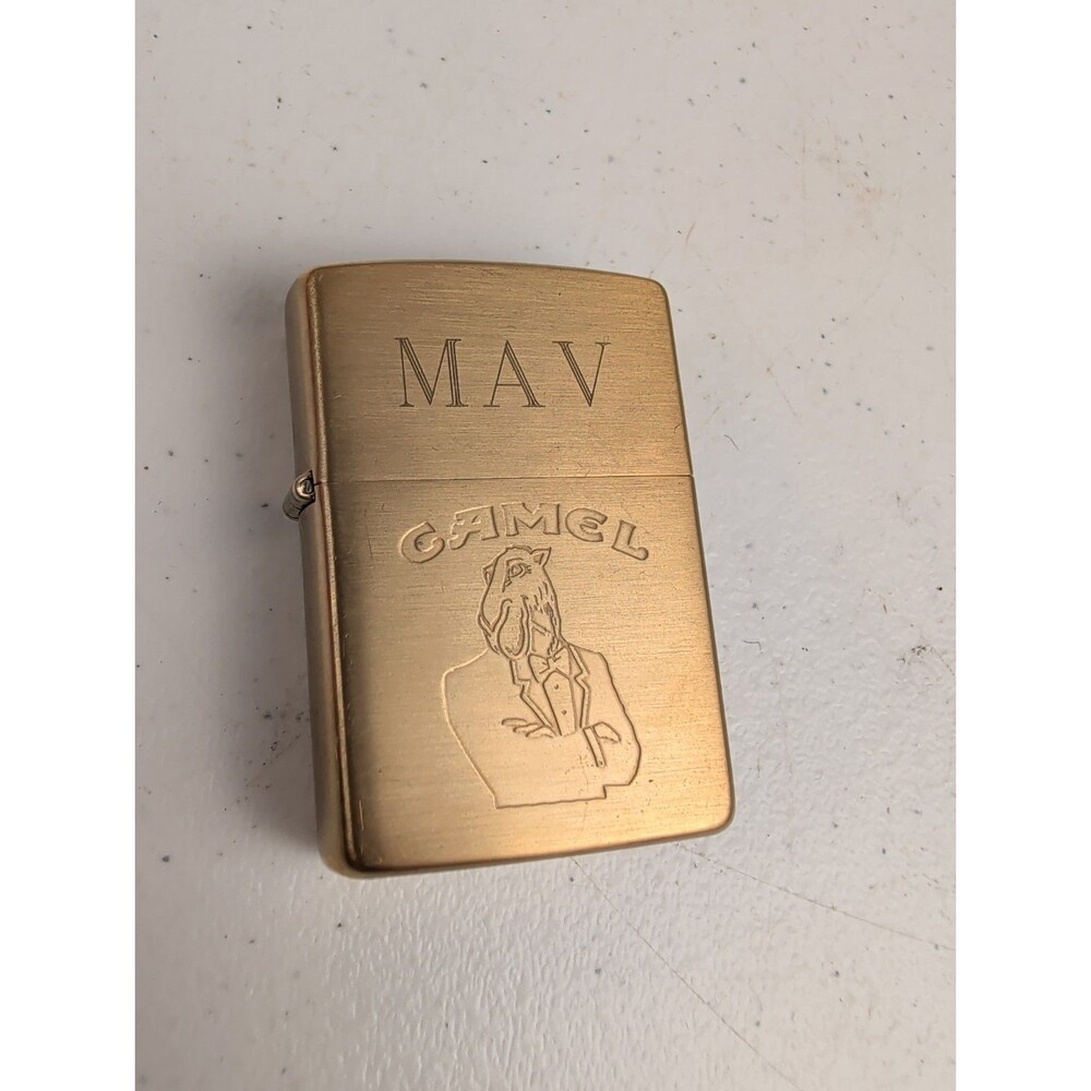 Vintage 1992 Zippo Camel Joe Brass Lighter 1932-1992 RARE